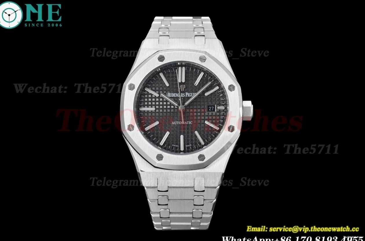 41mm SS 15400 MY8215 Grey GDF SS Dial Royal Oak 0106